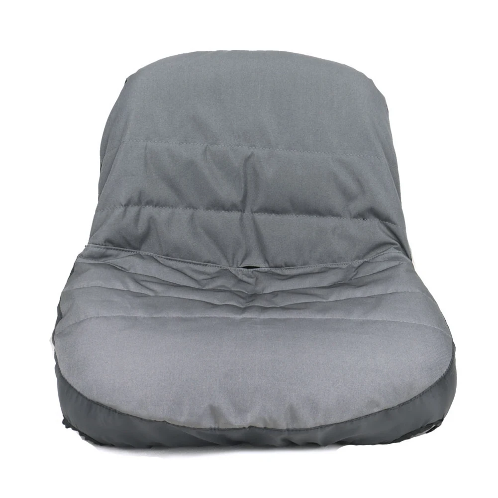 

Outdoor Lawn Mower Tractor Seat Cover Lawn Mower Buffer Seat Protective Cover Padded Comfort Pad Storage Pouch Medium