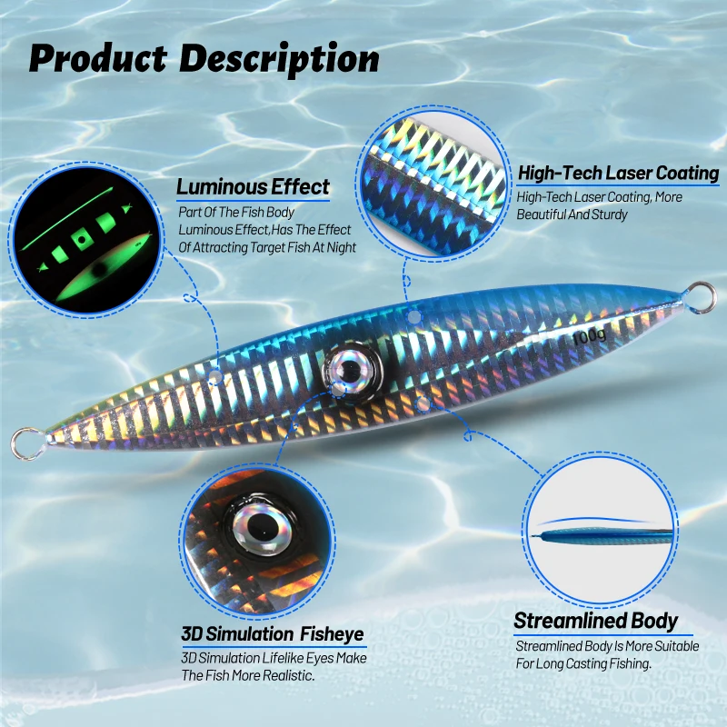 OBSESSION 100 г 120 150 металлическая джиг искусственная рыболовная приманка