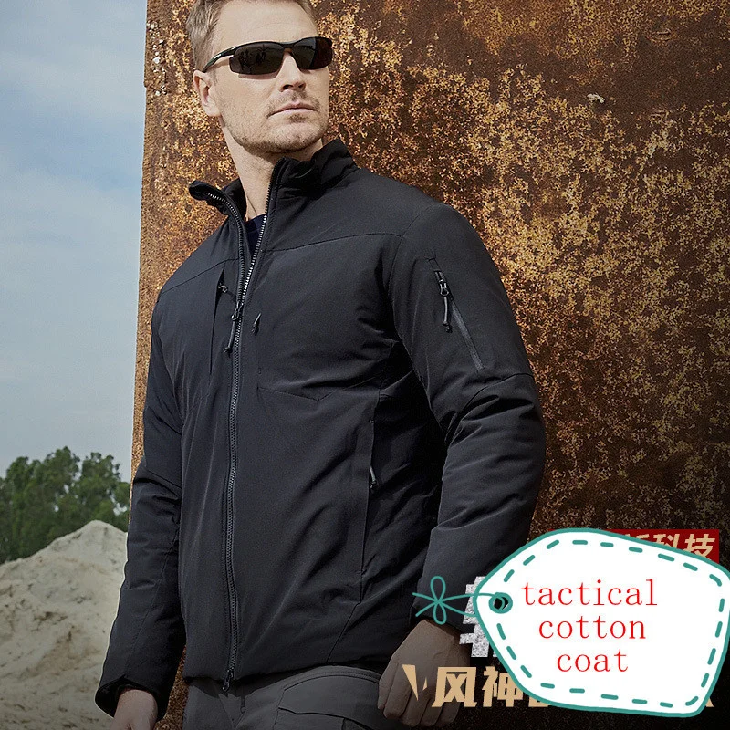 Ultralight Waterproof Windproof Warm Tactical Coat Outdoor Hunting Climbing Training Thermal Army Combat Jacket Cotton Clothes