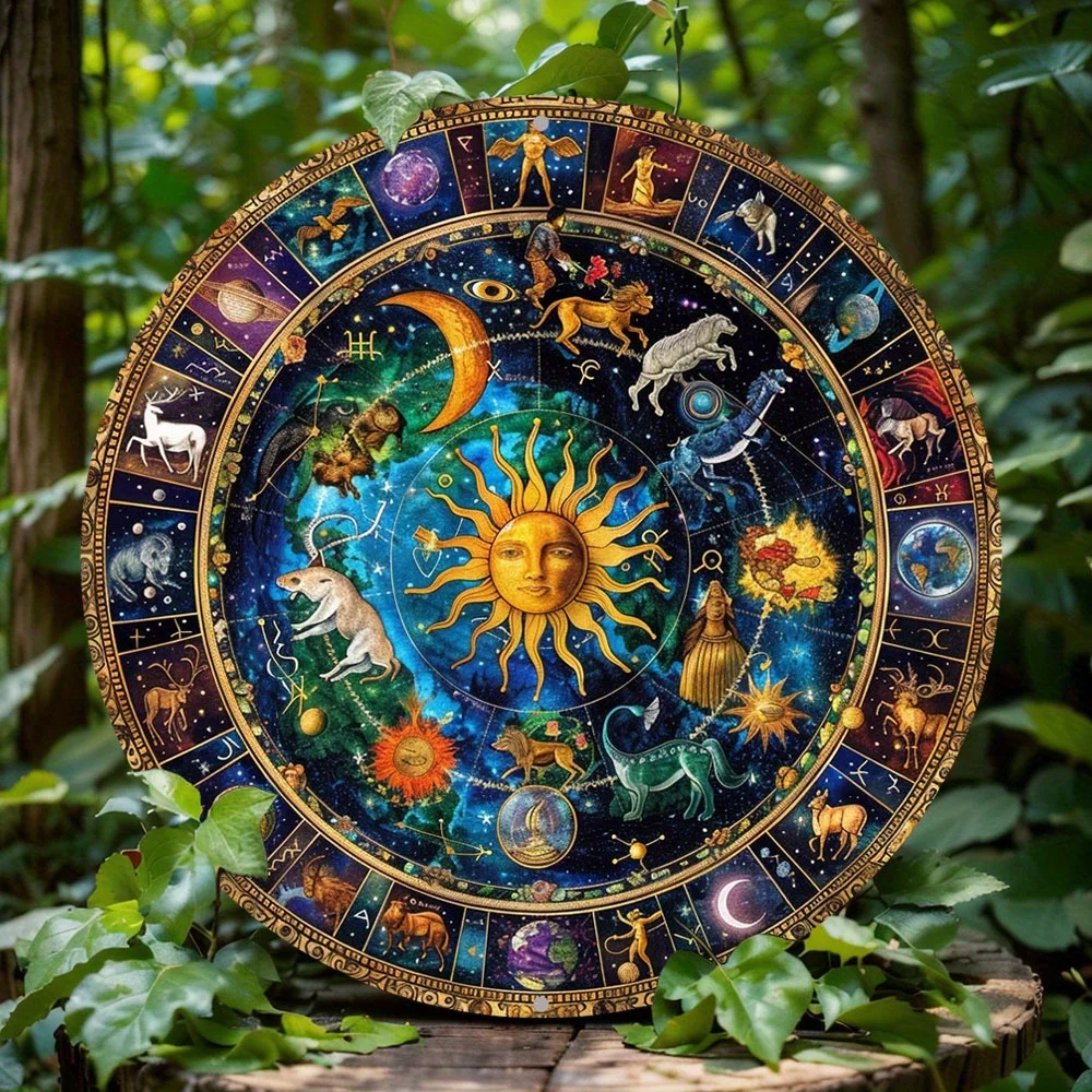 

Декоративный знак "Колесо года", алюминий