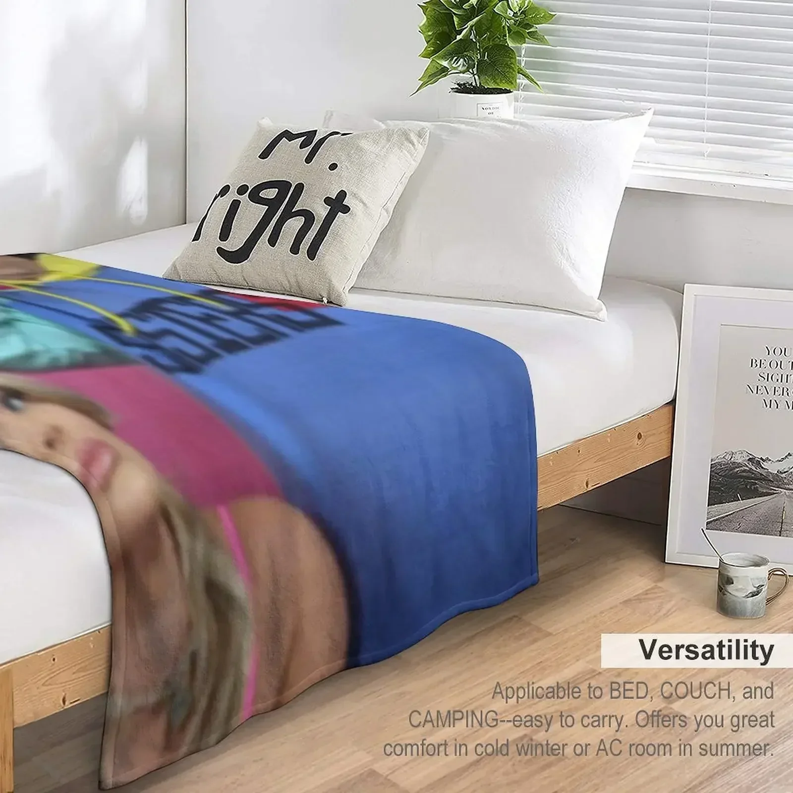 Новое зимнее одеяло Trisha Paytas и Ethan Klein для дивана теплое