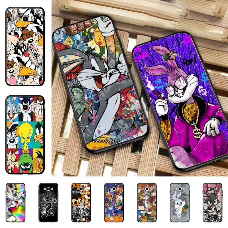 

Funny Cute Rabbit Wolf dog Cartoon Phone Case for Samsung J 4 5 6 7 8 prime plus 2018 2017 2016 J7 core