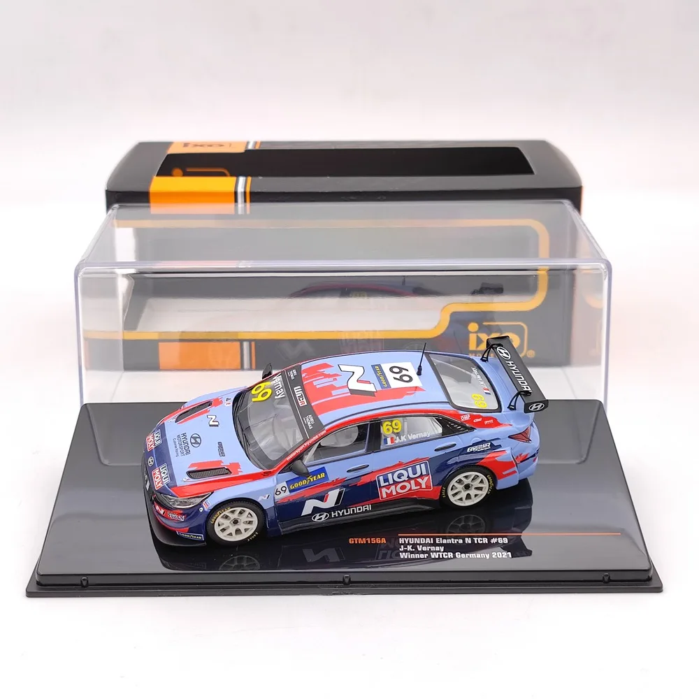IXO 1:43 Elantra N TCR #69 WTCR Германия 2021 J.K Vernay Winner GTM156A литье под давлением модель