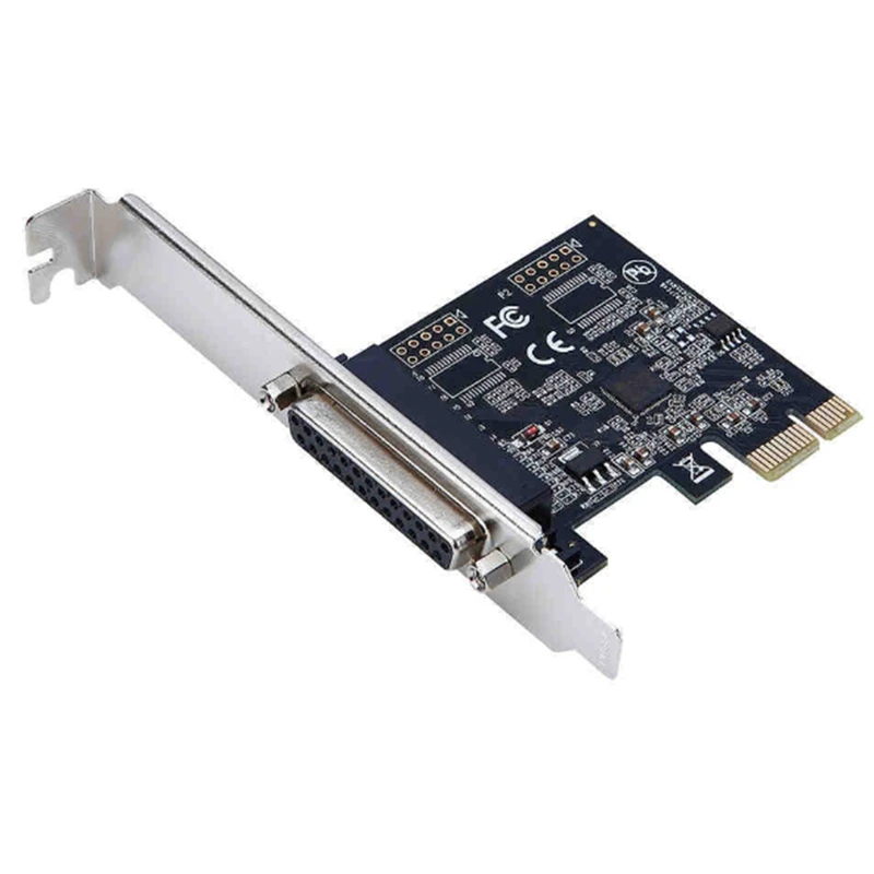 1 шт. высококачественный параллельный порт DB25 25-контактный принтер Pcie Riser Card LPT для