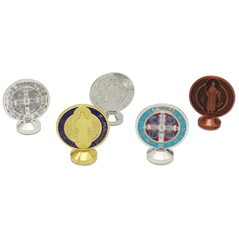 

1Pc Jesus Christ Metal Home Desk Decorations Jewelry Ornaments Car Crafts Metal Ornaments