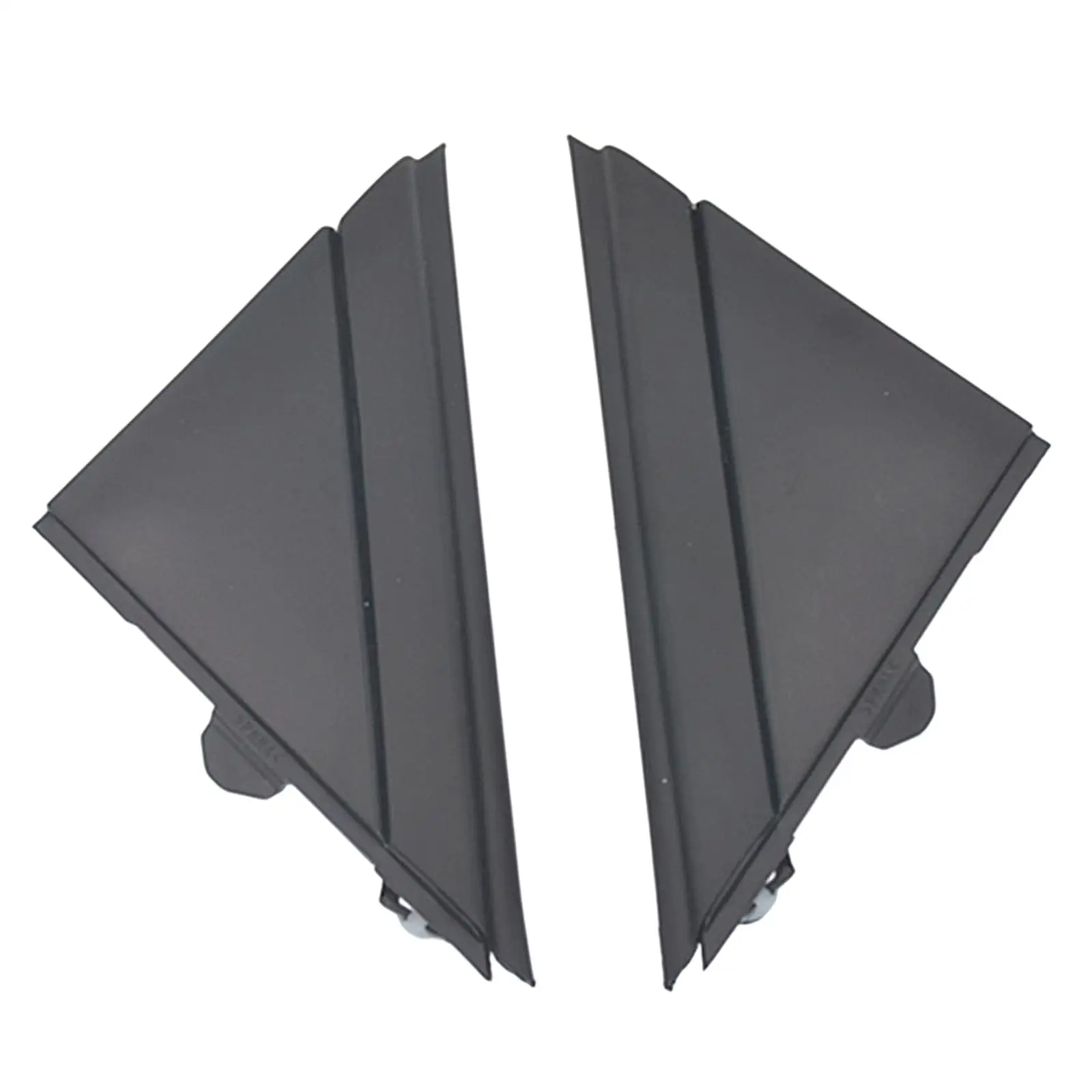 

2x Moldings Triangle cover Mirror Flag Covers for Fiat 500 2012-2017