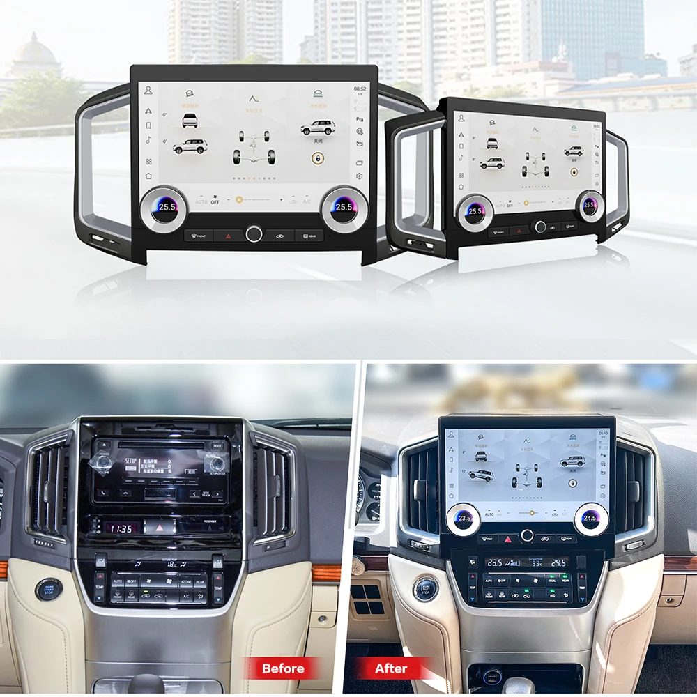 Автомобильный радиоприемник с экраном 11,8 дюйма для Toyota Land Cruiser 2016-2021, Android, GPS-навигация, мультимедийный видеостереоприемник, головное устройство (art.: 3920cfc36ecfc) - 3920cfc36ecfc