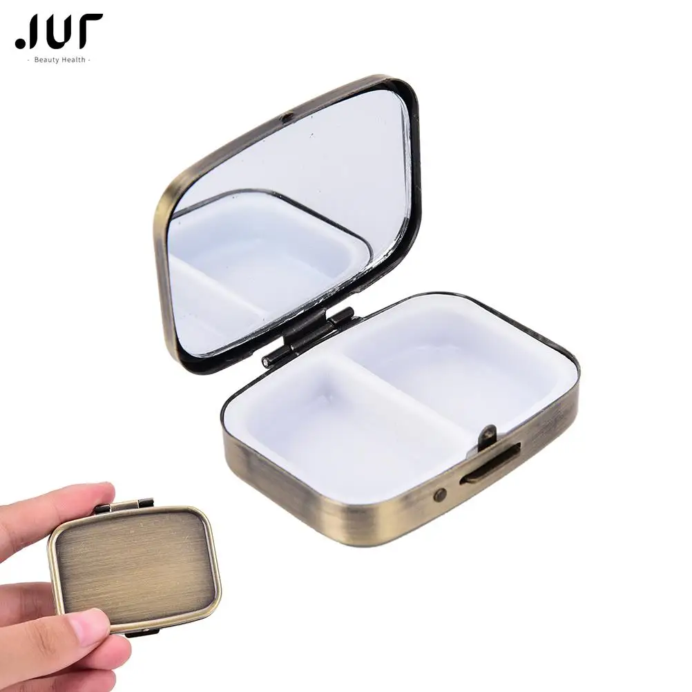 

Влагостойкий металлический контейнер для таблеток, 56 х44х15 мм