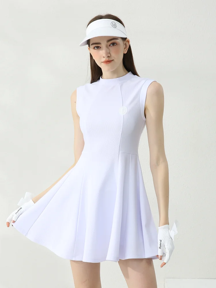 

Платье для гольфа, женская летняя одежда, высокоэластичная модная юбка для гольфа, тонкая универсальная юбка, быстросохнущая женская одежда