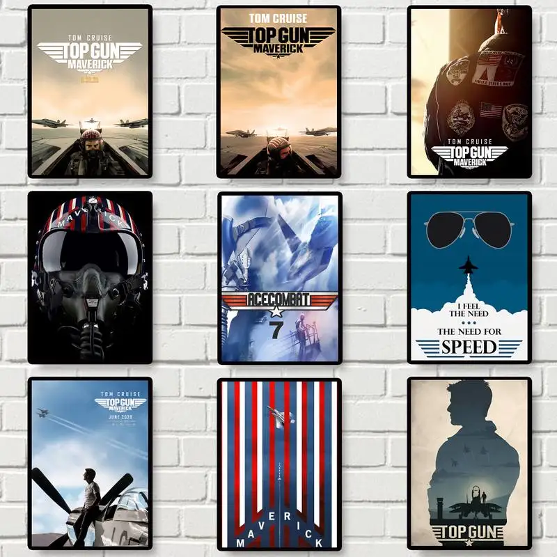 

Top Gun Maverick moive POSTER Posters Prints Wall Pictures Living Room Home Decoration