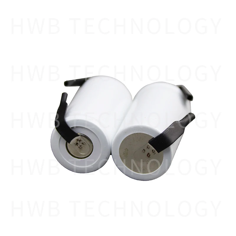 5 шт./лот Sub C SC 1 2 V 1800mAh Ni-Cd Ni Cd аккумуляторные батареи белого цвета Бесплатная
