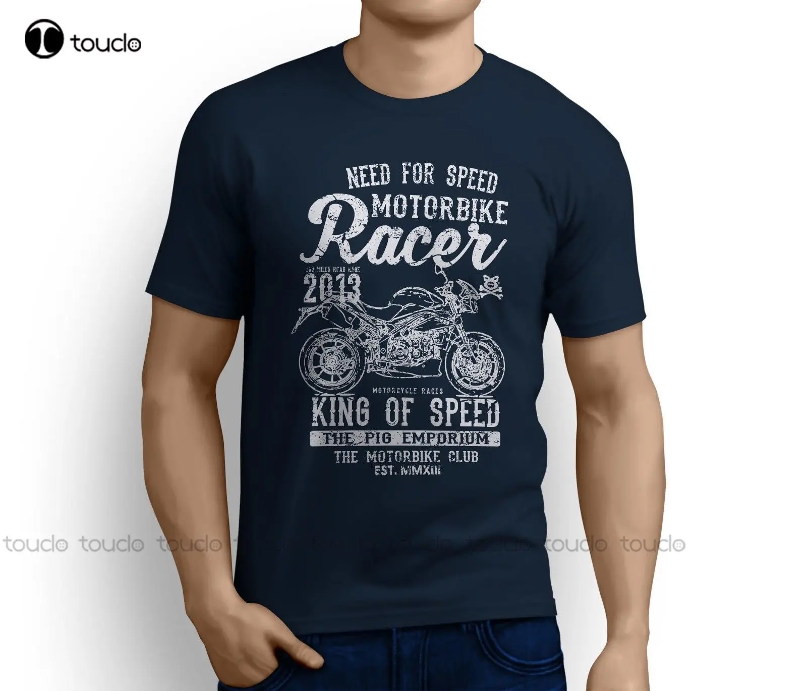 

Футболка мужская с принтом, тенниска с коротким рукавом, Стиль King Of Speed, в британском стиле, стиль «четыре скорости»