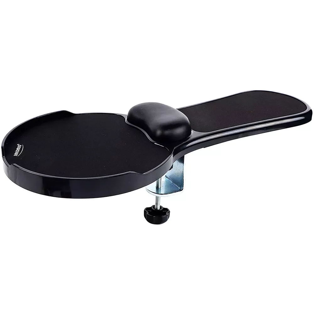 

Computer Arm Rest Adjustable Mouse Pad, Ergonomic Wrist Support, Desk Chair Extender for Home Office