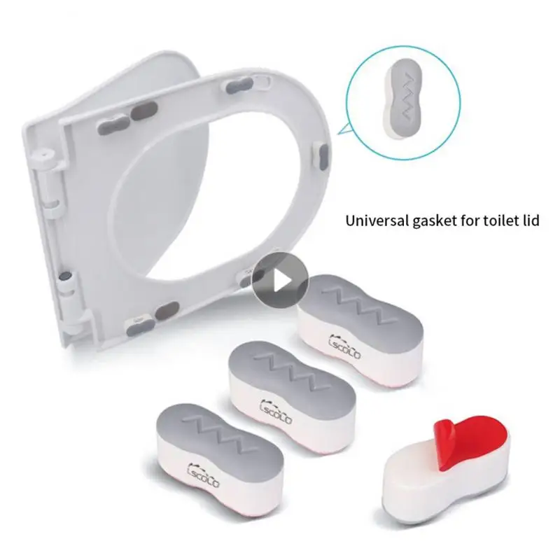 

4 шт., сменные силиконовые крышки для унитаза