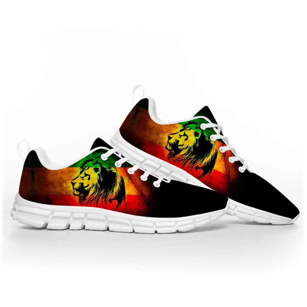 

Reggae Rastafarian Rasta Rastafari Lion Of Judah Sports Shoes Mens Womens Teenager Kids Children Sneakers Casual Custom Shoes