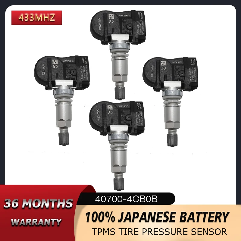 TPMS Датчик для LADA GRANTA Kalina для NISSAN JUKE NV200 для RENAULT GRAND 4 Датчик давления в шинах 407004CB0B 407004CB0A 433 МГц