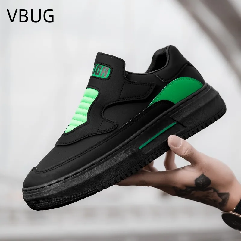 

Мужские повседневные туфли с круглым носком, уличная удобная модная универсальная дышащая обувь на толстой подошве, бесплатная доставка