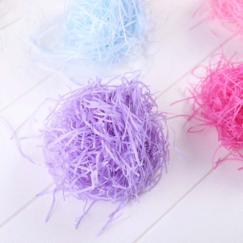 100 г лафитовая трава сложенная бумага красочные конфеты Подарочная коробка Декор