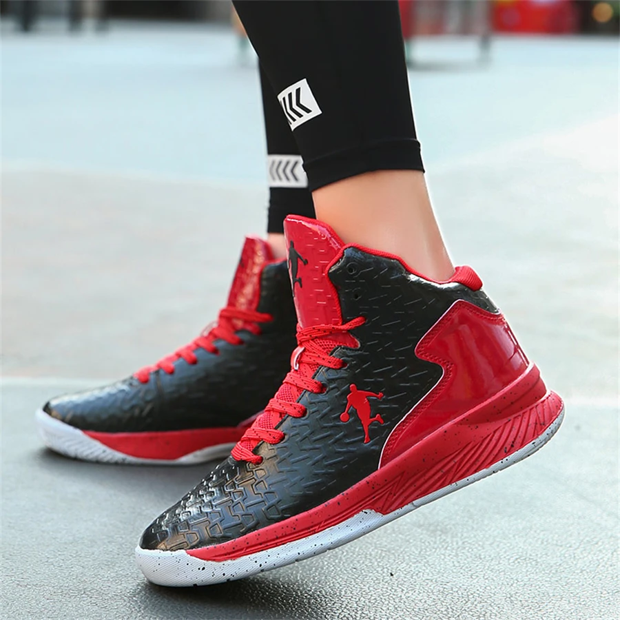 New Jordans Men Basketball Shoes Breathable Anti-slip Basketball Sneakers Men Lace-up Sports Shoes Gym Ankle Boots Basket Homme