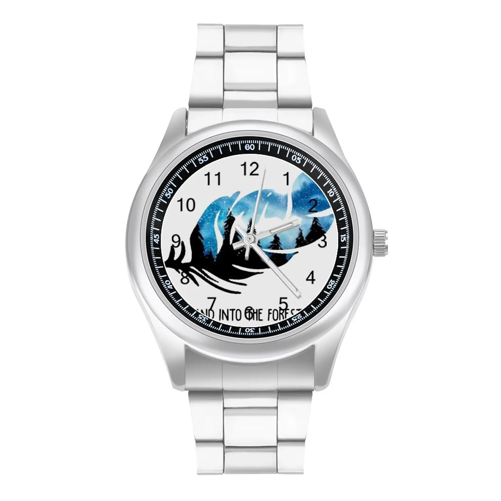 

Leaf Quartz Watch Spirited Away Studio Ghibli Series Movie Anime Japan Business Round Wrist Watch Stainless Design Wristwatch