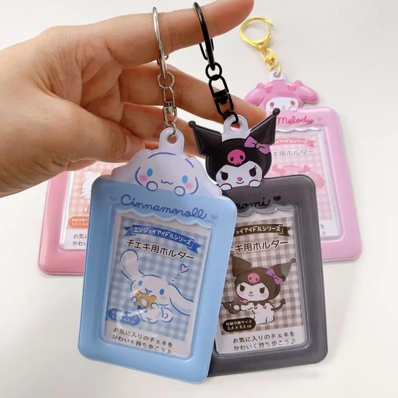 

Sanrio Anime Id Set Kuromi Cinnamoroll Hello Kitty My Melody Cute Cartoonbus Card Cover Pendant Keychain Gift Spotify Premium