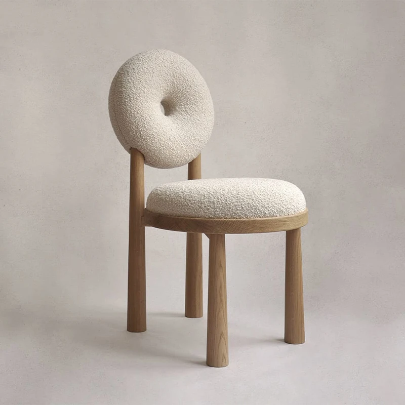 S Lounge Makeup Hairdressing Comfortable Chair Fashion Outdoor Wood Leg Cadeira Modern Furniture