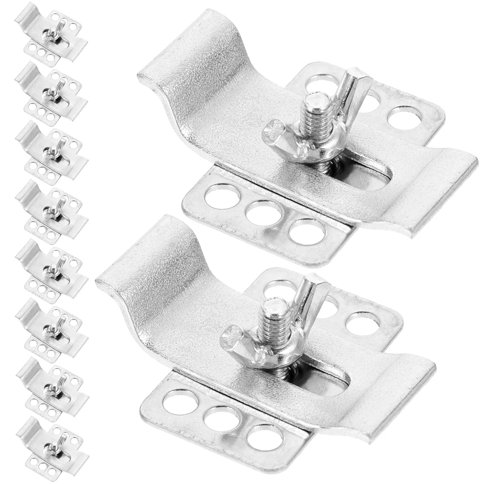 

10 Sets Sink Brackets Quartz Countertop Repair Kit Kitchen Fastener Support Undermount Sink Clamps Pendant Undermount Sink Clips