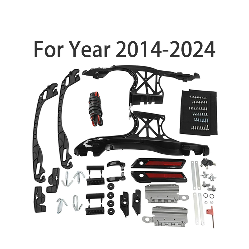 

Жесткая седельная сумка, защелки, крышки, комплект замка петли для Harley Touring Road King Electra Street Glide 1993-2013 2014-2024