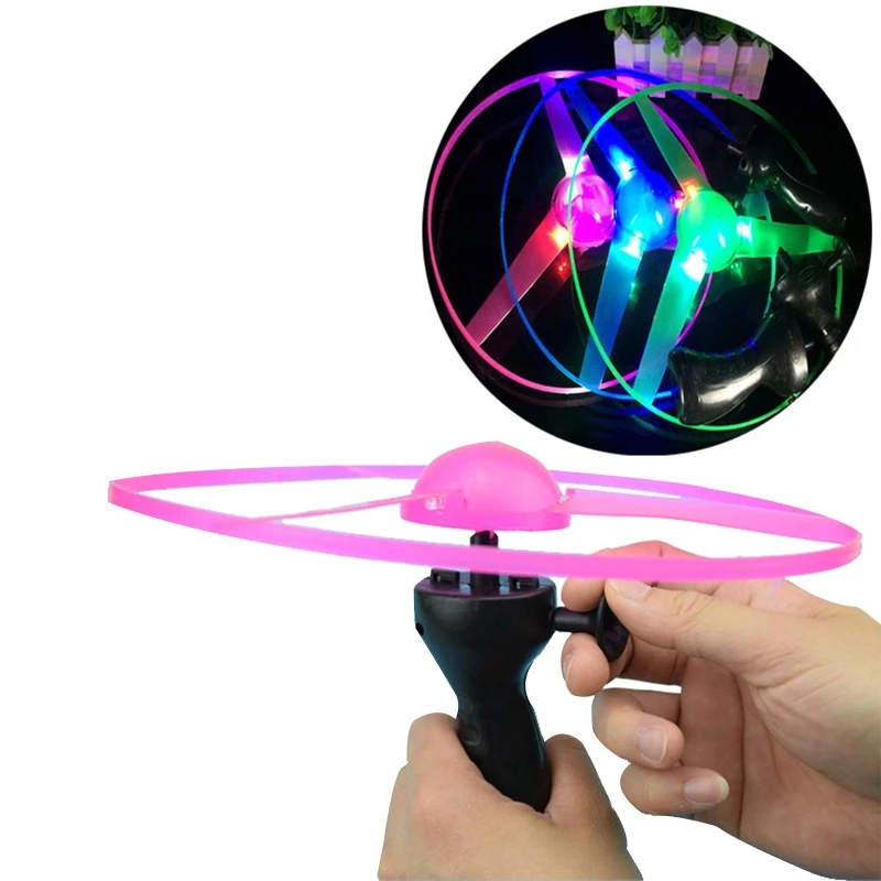 

Luminous Summer Night Toy Flying UFO Outdoor Play Set LED Toy for Boys Girls 3+
