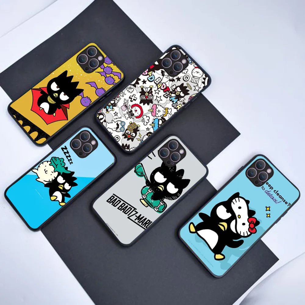 Черный чехол B-60 Badtz-Maru для Huawei Nova P30 Y6 Y9 2i Y70 Y5 8i 3i Y6P 7i Y70S Y6S Y7A Pro Lite Prime 2019