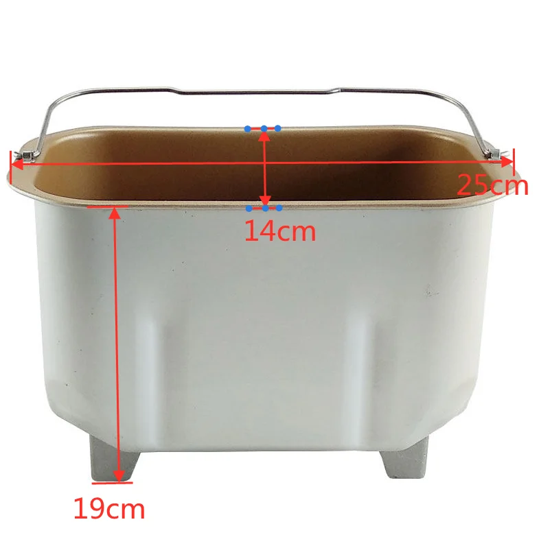 Цилиндр для хлебопечки и 2 лезвия centek ct-1415/bifinett kh1170 / Prima ABM6 сменный цилиндр хлеба