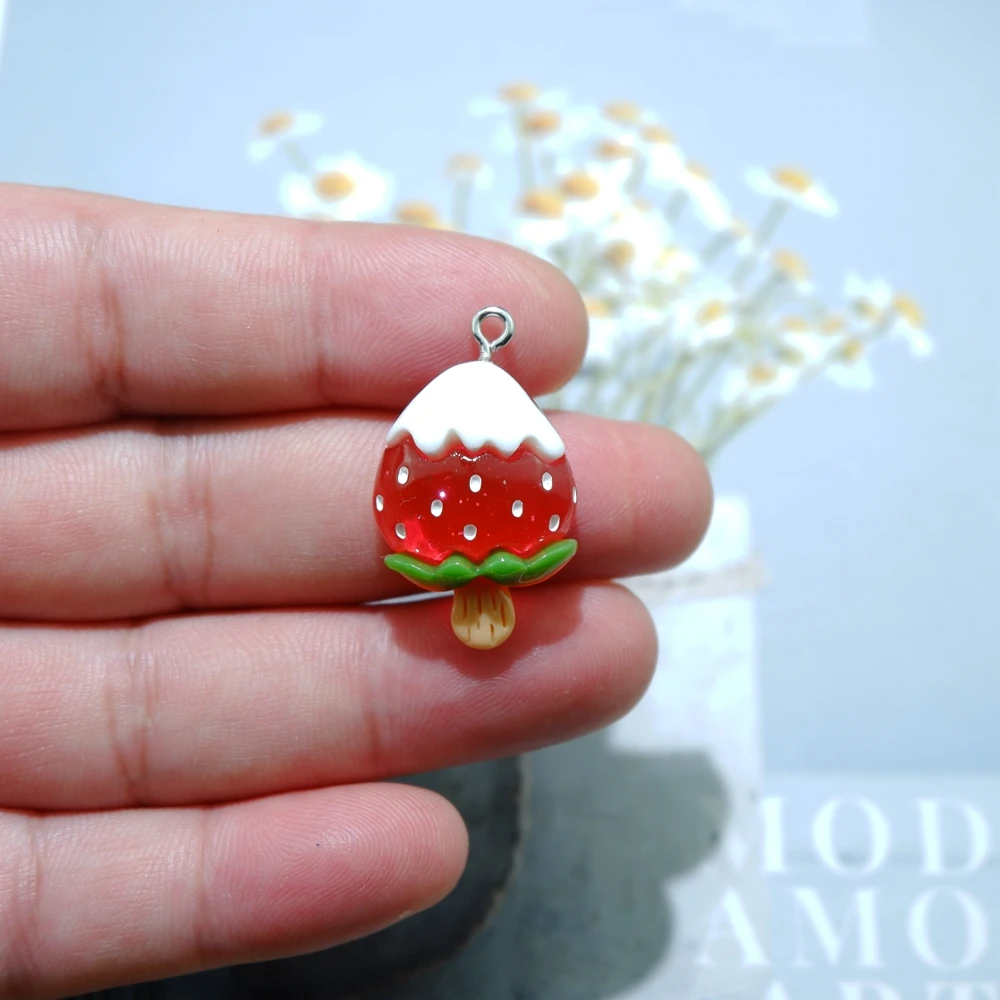 Оптовая продажа подвески в виде фруктов и мороженого для изготовления ювелирных