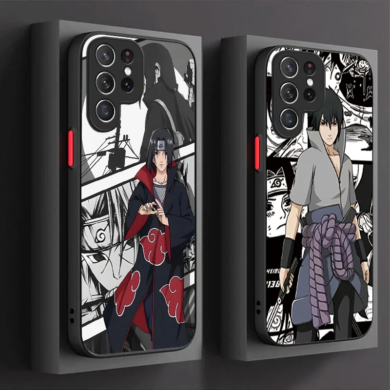 Фото Матовый жесткий чехол Hot Anime N-Narutos для Samsung Galaxy S24 S23 S22 Ultra S21 S20 FE S10 Plus A15 A25 A35 A55 5G Note 20 10 Cover №2