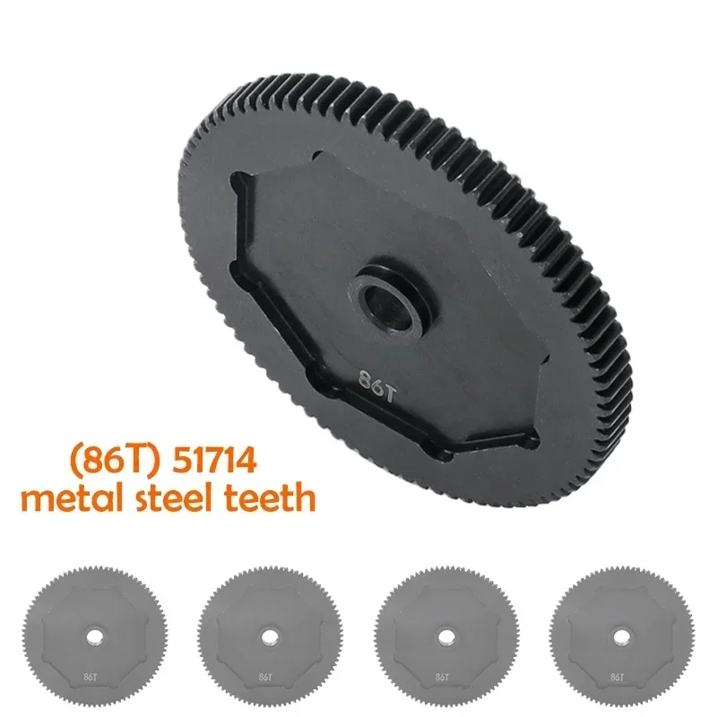Стальная металлическая цилиндрическая шестерня 86T 48P основная 51714 для Tamiya BBX BB01 BB-01