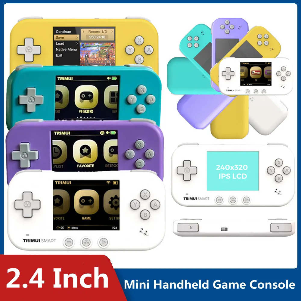 Trimui Smart Mini Handheld Game Console 2.4 inch Portable Pocket Retro Games Player Gaming Consoles for Kids Adults Game Player