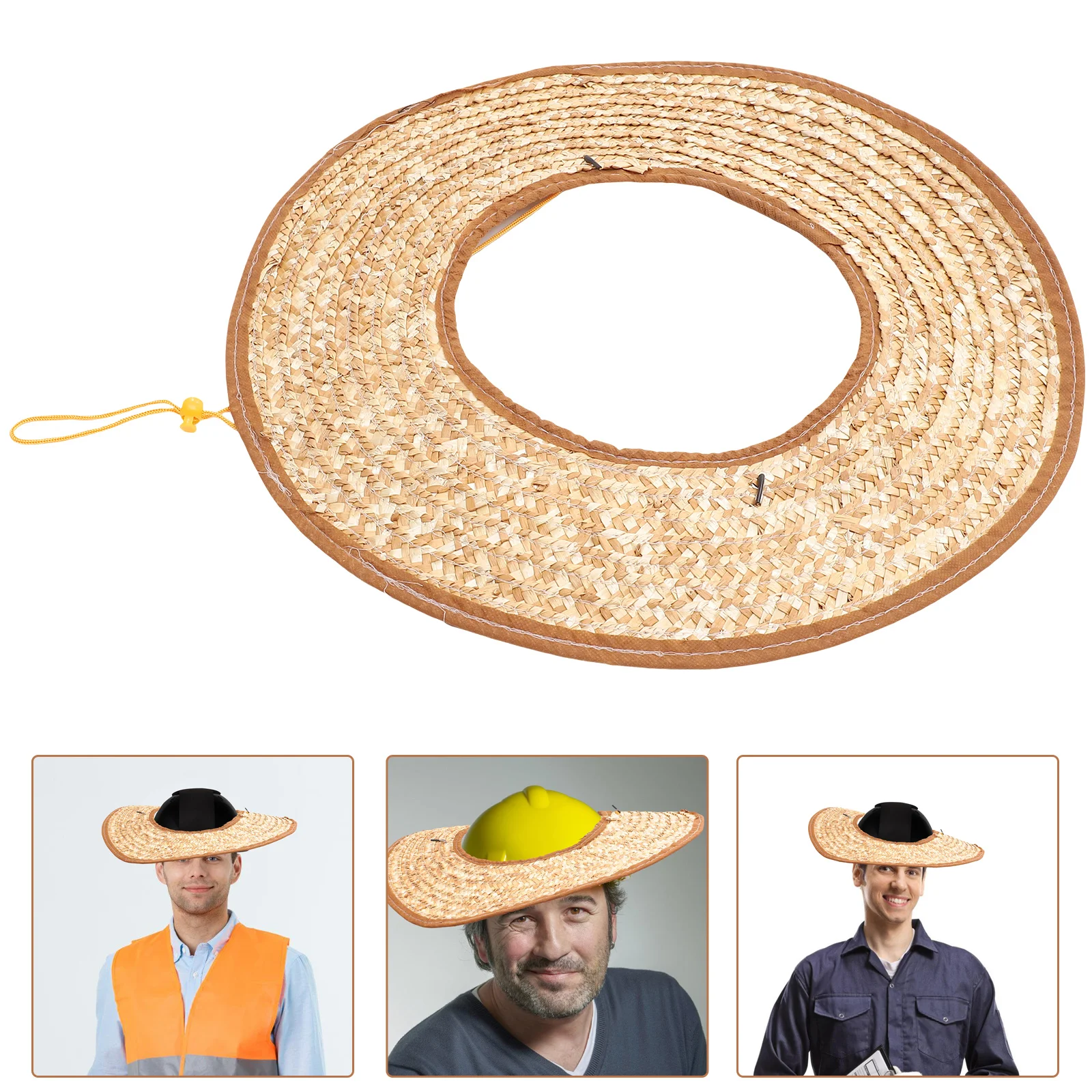 

No Top Curtain Man Cycling Accessories Hard Hat Sunshield Full Brim