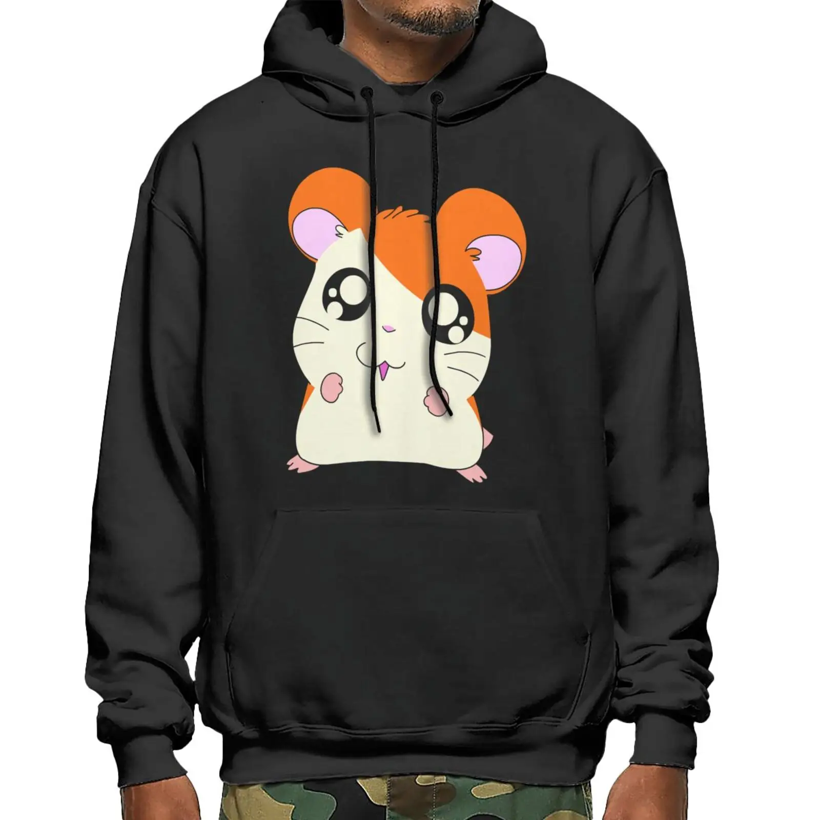 

Свитшоты Hamtaro с изображением хомяка, худи, Женская толстовка, готическая одежда, свитеры для мужчин, Свитшот оверсайз, мужской свитер