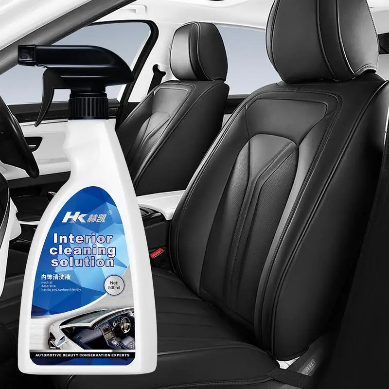 

Interior Cleaner Car Detailing Multi-purpose Design Effortless Interior Cleaning Automotive Polish Seat Cleaner For Cars Truck
