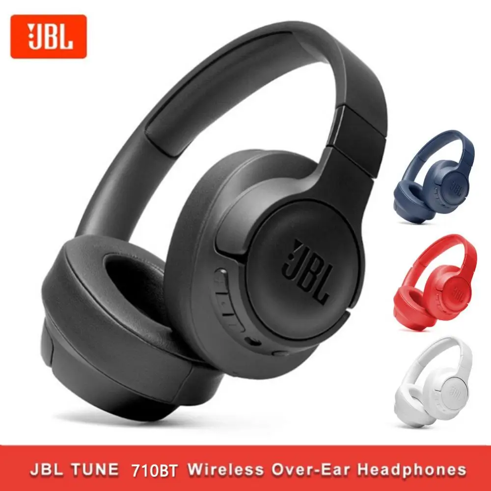 JBL TUNE 710BT Wireless Bluetooth 5.0 Headphones T710BT Pure Bass Earphone Noise Reduction Gaming Sports Headset With Mic