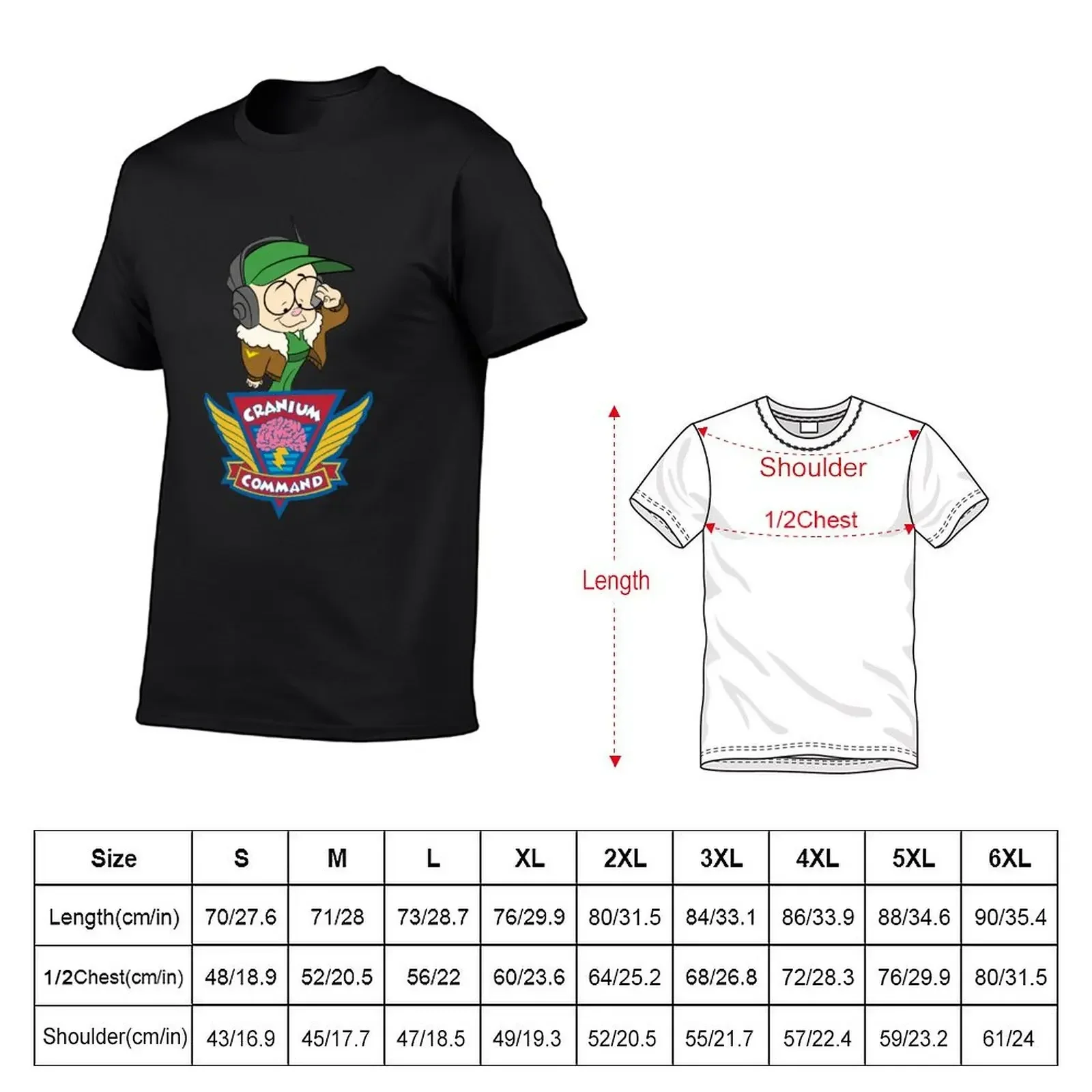 Фото Cranium Command Logo Buzzy T-Shirt football t shirt oversized t shirt t shirts for men pack №2