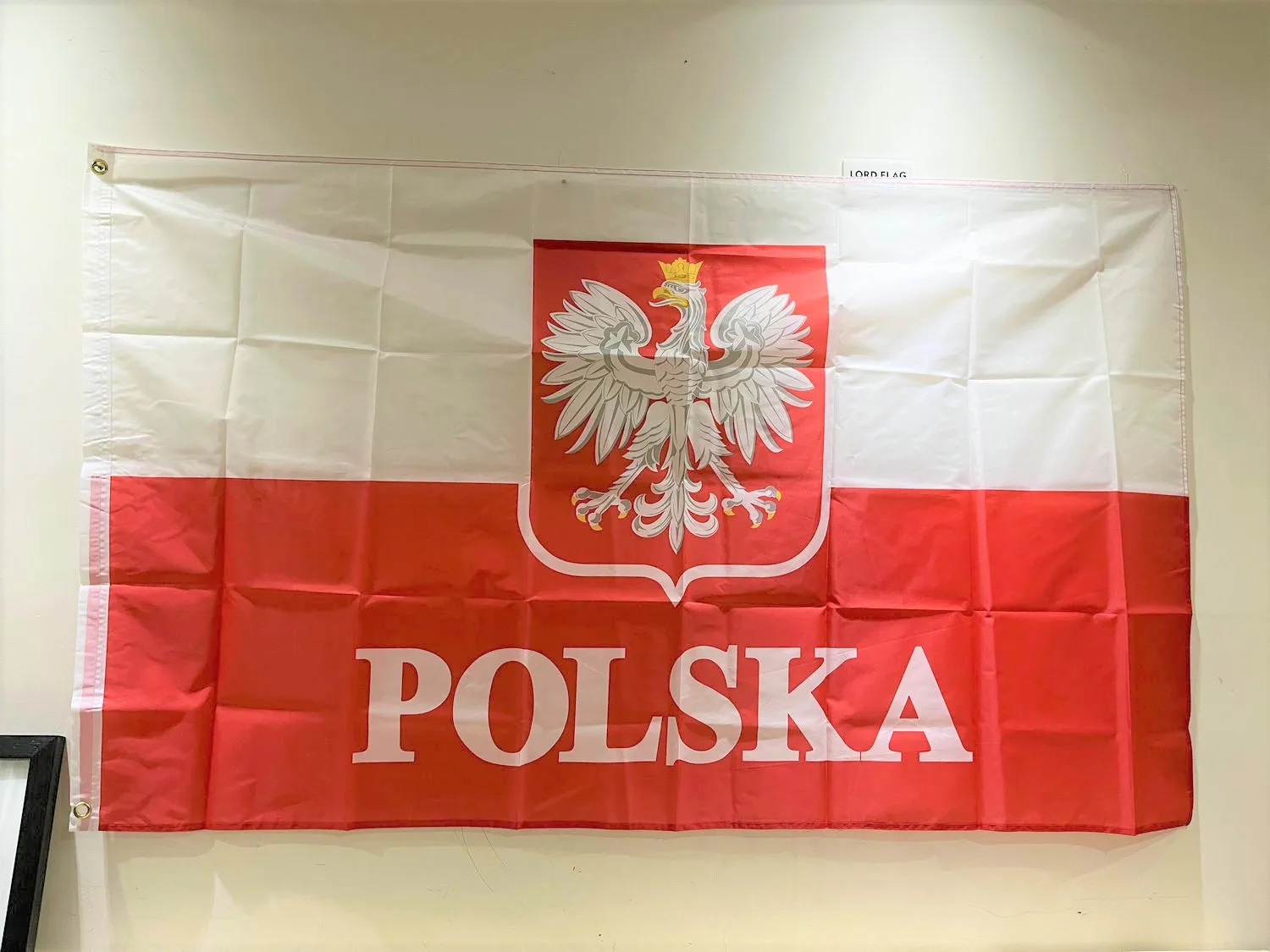 

POLSKA Poland Eagle National Flag 90X150cm Polyester White Red Polish Coat Of Arms National Banner For Decoration Waterproof