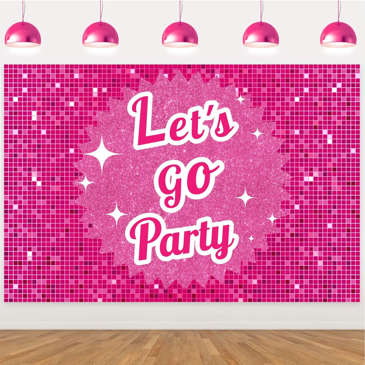 Ярко-Розовый девичник Fangleland тематические украшения для девочек женские куклы на