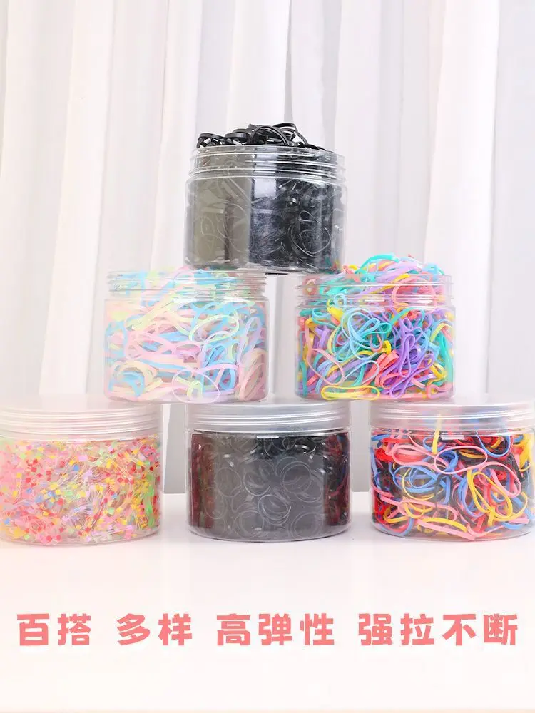 

Одноразовая маленькая резинка для женщин, черная небольшая кожаная повязка на голову, не повреждает волосы, высокая эластичность, для детей