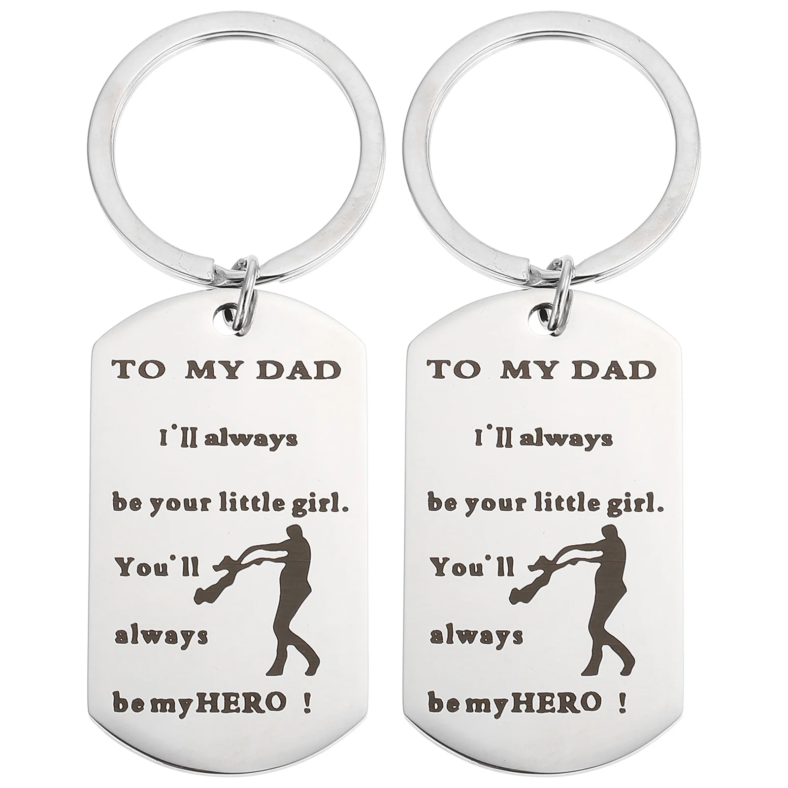 

Day Gifts Fathers Keychain For Dad Father Daughter S From Key Papa Chain Christmas Valentines Gift Keyring Birthday Son