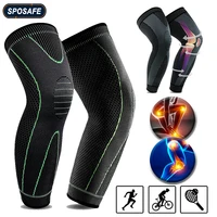 sports full leg sleeves compression knee support brace for running cycling basketball football volleyball tenni arthritis relief