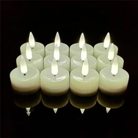 electronic led candles realistic tea light battery powered flameless candles for home bedrrom party wedding festival home decor