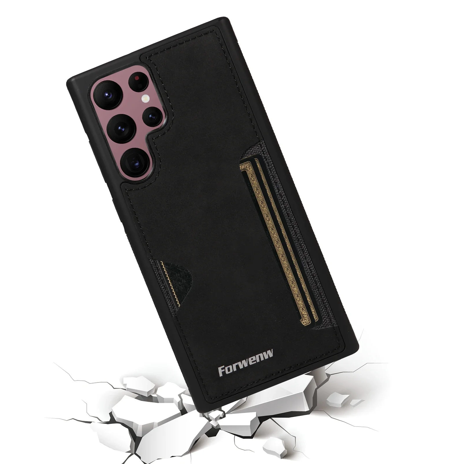 Кожаный чехол-бумажник для Samsung Galaxy S23 S24 Ultra S22 Plus S21 FE A14 A04 A25 A15 A24 A34 A35 A54