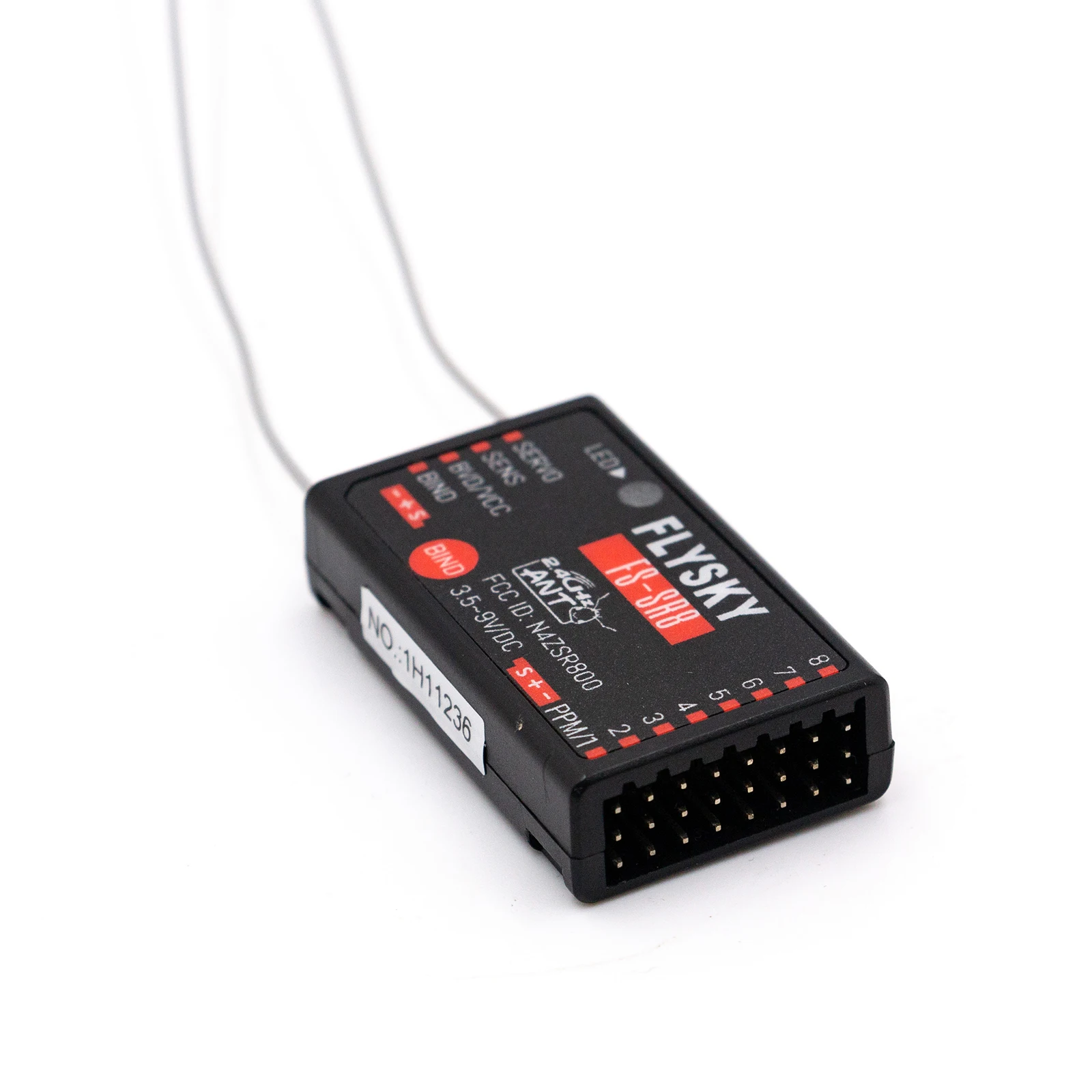 FS-SR8 2.4GHz ANT 8 Channel Mini Receiver Remote Controller For RC Car Boat Airplane Helicopter FPV Drone FS-ST8 Radio TransmitterДистанционный контроллер мини-приемник ANT 8 Channel 2,4 ГГц FS-SR8 для RC-машин, лодок, самолетов, вертолетов, FPV-дронов с 