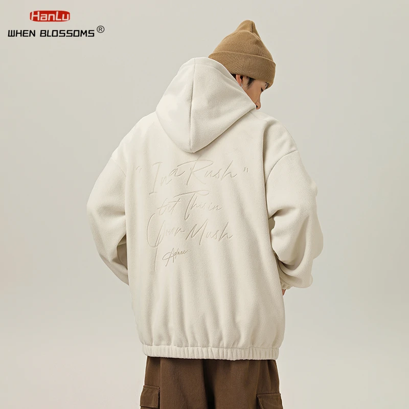 Утолщенная теплая флисовая толстовка с капюшоном стильная одобренным цветочным