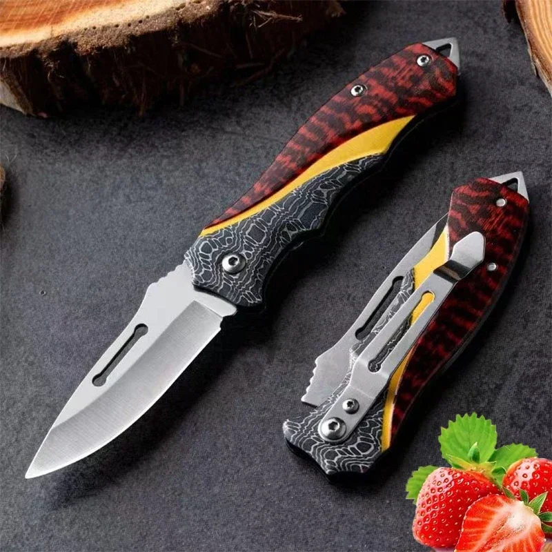 Многофункциональный складной карманный нож высокой твердости | AliExpress
